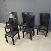 Arcalla high back dining chairs by Paolo Piva for B& B Italia set of 6