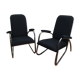 Paire de fauteuils modernistes années 50