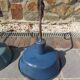 Set of 5 enamelled industrial wall lamps, 60s