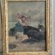 Peinture huile XIX ieme