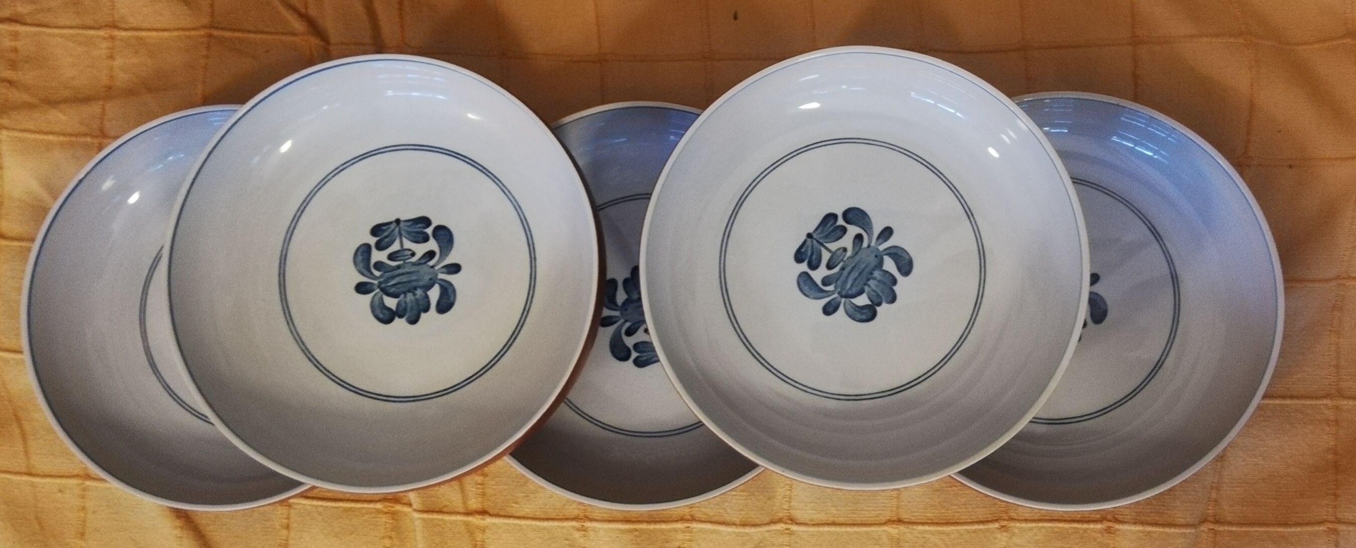 5 soup plates Villeroy and Boch Chekiang