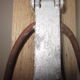 Paire de ski ancien en bois
