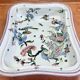 Ancien plat couvert faïence Gien modèle corne d’abondance XIX