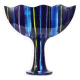 Large Postmodern Ceramic Vase by Jesper Packness, Memphis Style, Denmark