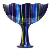 Large Postmodern Ceramic Vase by Jesper Packness, Memphis Style, Denmark