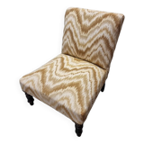 Vintage French Knitting Chair From The 1950s