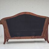 1950s, Danish 2-seater sofa in Biedermeier style, furniture velour.
