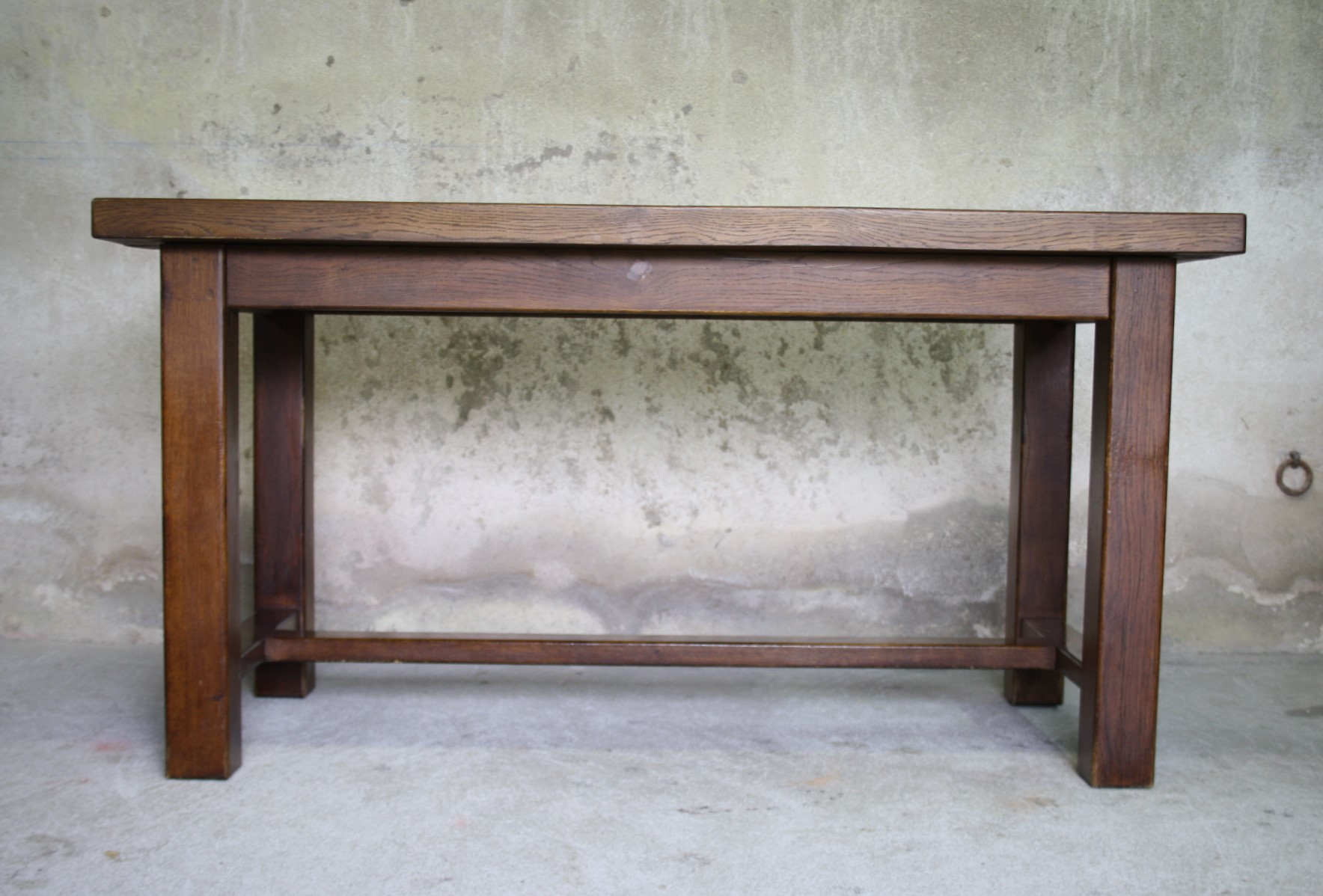 Oak farmhouse table