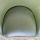 Vintage office chair olive space-age imitation leather 1970s