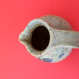 Sandstone pitcher signed Yvonne Seyve & Josiane chaudet