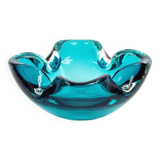 Bol ou cendrier en verre de Murano attribué à Flavio Poli, Italie, années 1960