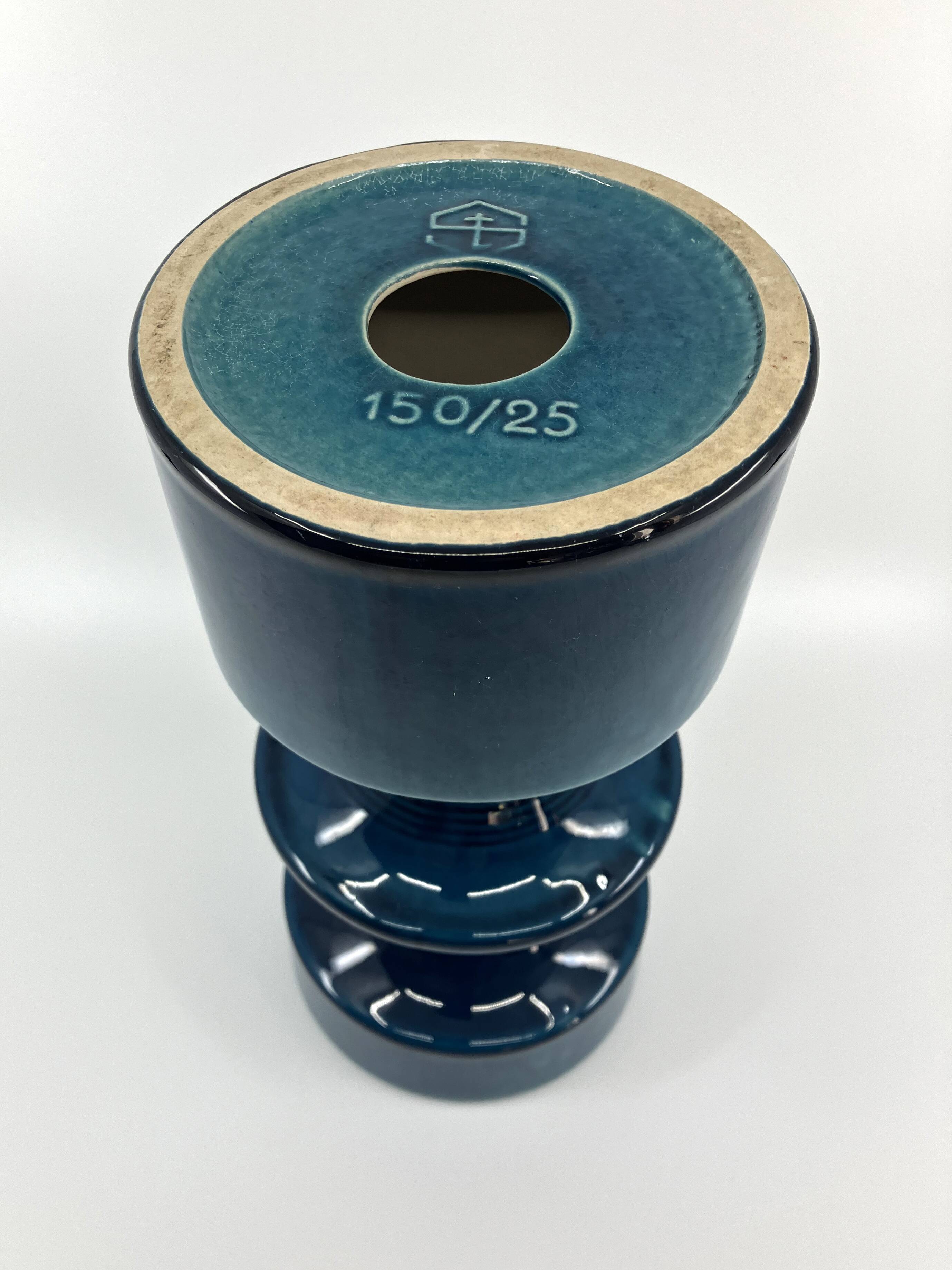 Large Steuler ceramic candle holder • Design Cari Zalloni • Circa 60-70