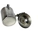 Tableware, marabout milk jug in silver-plated metal and wood from the early 20th century.