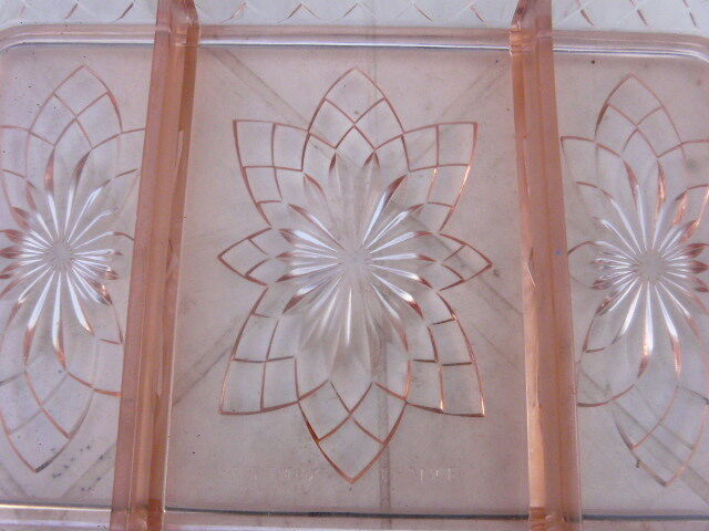 Carved glass ravier dish servant rosaline portieux