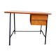 Scandinavian desk, 80s wood and metal