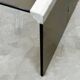 Smoked Glass Coffee Table Radice & Galotti with Chrome Details, Italy, 1970s