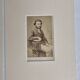 Set of 6 mounted old photographs, 19th century studio portraits