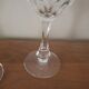 3 crystal stem glasses | Lorraine craftsmanship