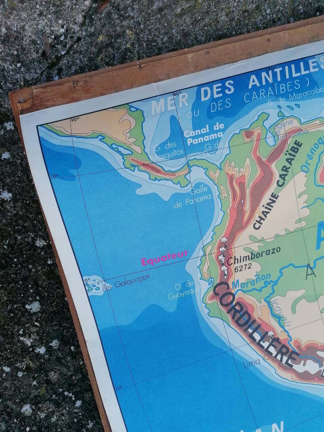 Old MDI South America-Oceania map.