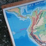 Ancienne carte MDI Amérique du Sud-Océanie.