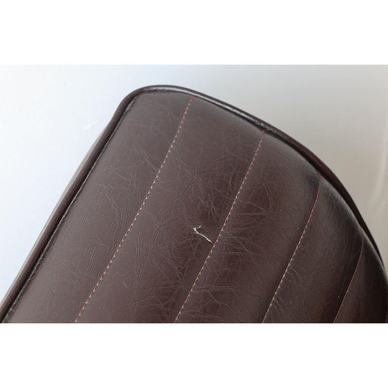 Canapé modulable vintage en cuir marron, 1970