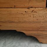 Rustic master piece of furniture, bedside table, late 19th century