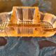 moulded glass salver