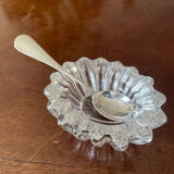 Small salt spoon Solid silver