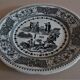 Gien earthenware rebus talking plate