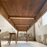 XL farmhouse table in beech and pine 3m