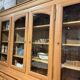 Display cabinet in solid cherry wood