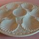 Longchamp white earthenware oyster plate