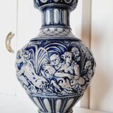 salt-glazed stoneware jug in German style, made by the prestigious house