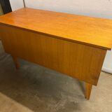 Vintage desk Scandinavian style compass feet