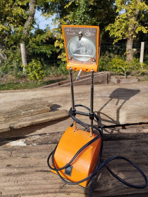 Lampe de bureau / chevet télescopique – col de cygne – années 70/80