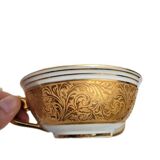 Limoges gold-gilded porcelain service, 20th century