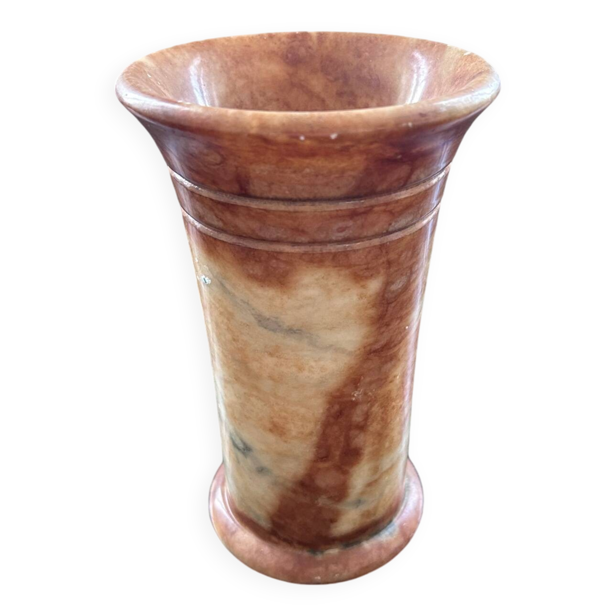 Vase en marbre rose style Art Déco