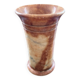 Art Deco style pink marble vase