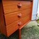 Teak dressing table from the 60s by White & Newton
