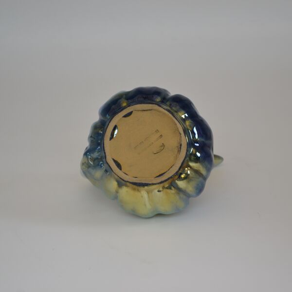 Pichet en grès flammé à reflets métalliques de la S.A.P.C. de Rambervillers