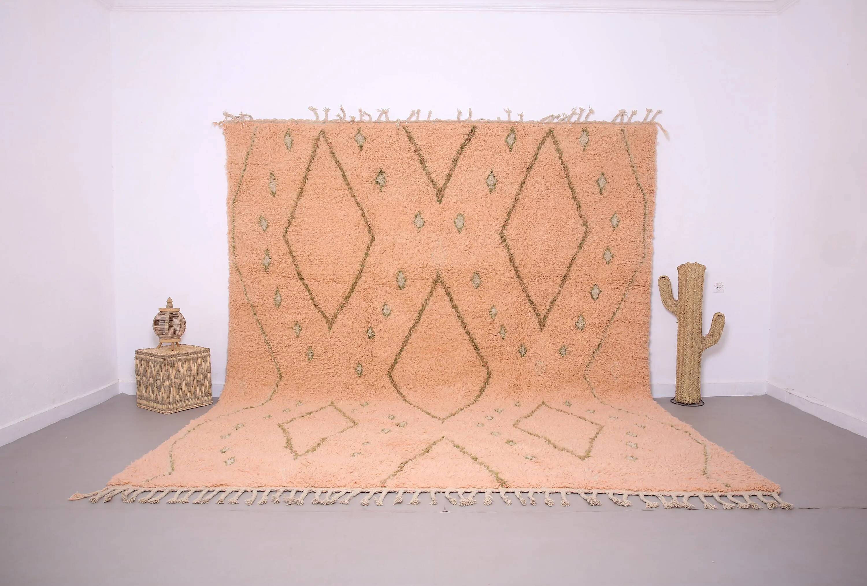 Traditional handmade carpet 250cm x 150cm Moroccan