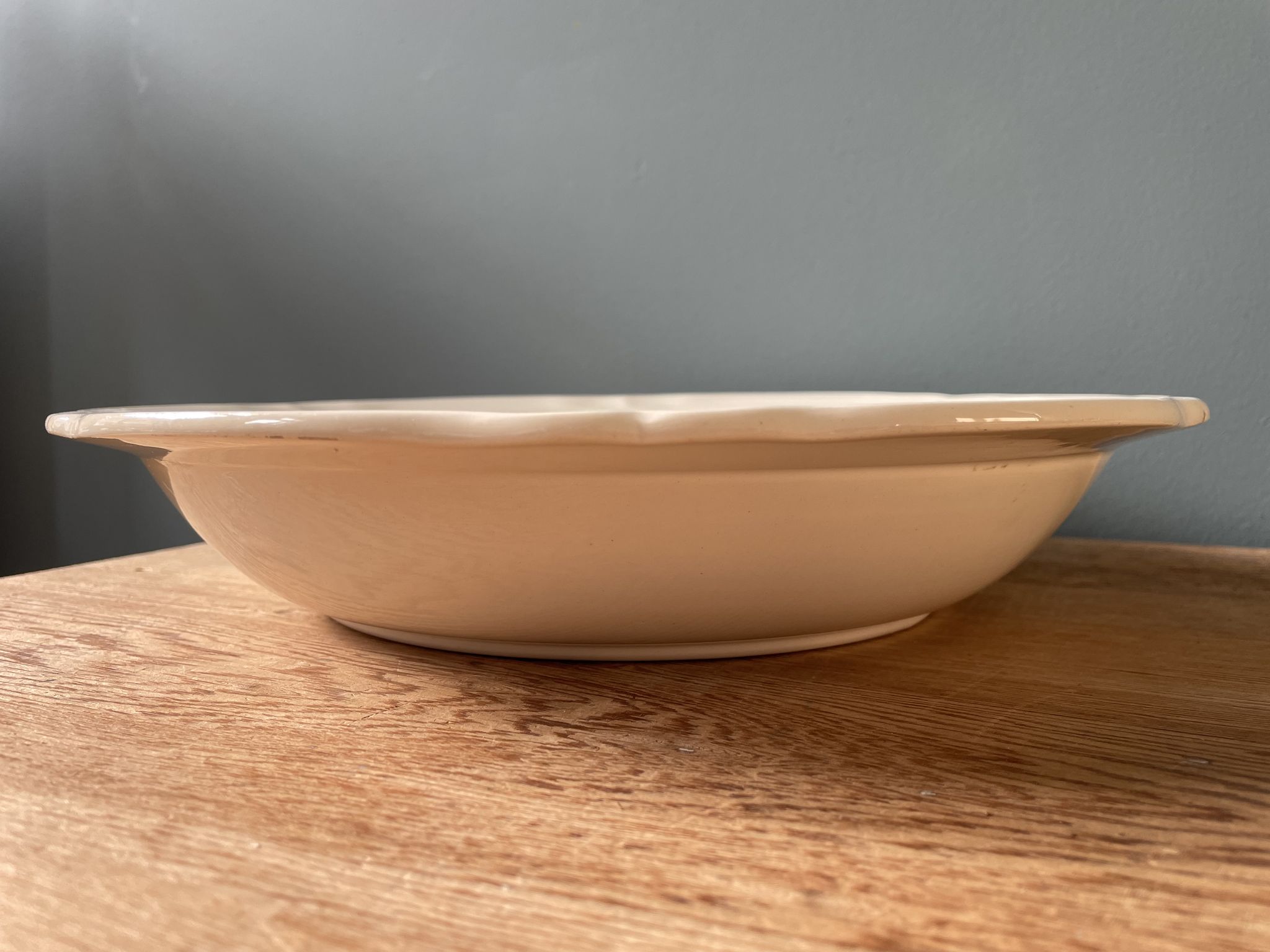 Dish round hollow hollow sarreguemines France