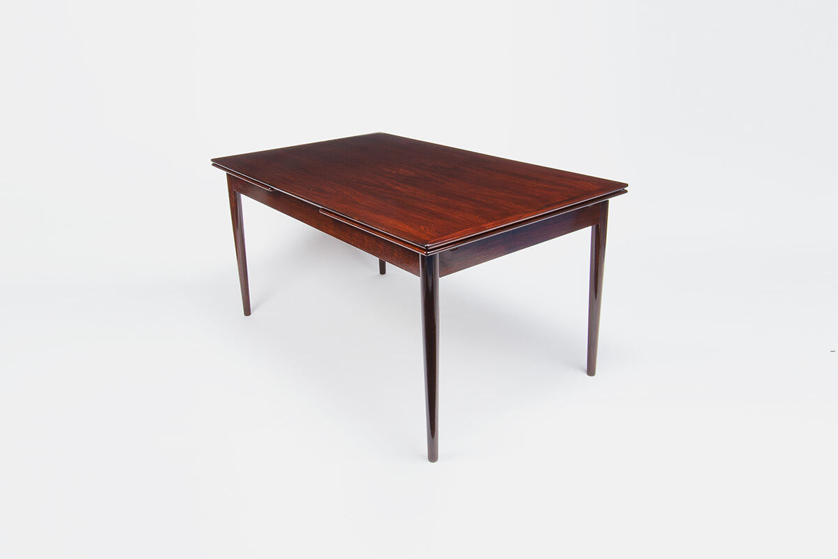 Mid century dining table in rosewood by a danish cabinetmaker, 1950’s