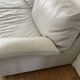 Full living room white leather STEINER Paris 1 sofa