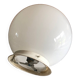 Opaline ball ceiling light.