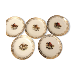 Assiettes en porcelaine de Limoges