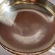 Silver Bronze Metal Fruit Bowl