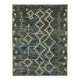 Hand-Knotted Tribal Unique 283 cm x 344 cm Brown Wool Carpet