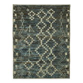 Tapis en laine brun unique tribal noué à la main de 283 cm x 344 cm