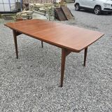 Scandinavian extendable table from the 60s in teak, 250cm L